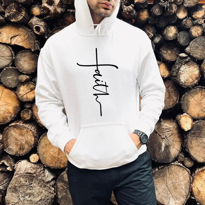 Faith Cross Sweatshirt, Christian Gift, Love and Grace Shirt, Vertical Cross Faith Sweatshirt, Faith Gift, Christian ...