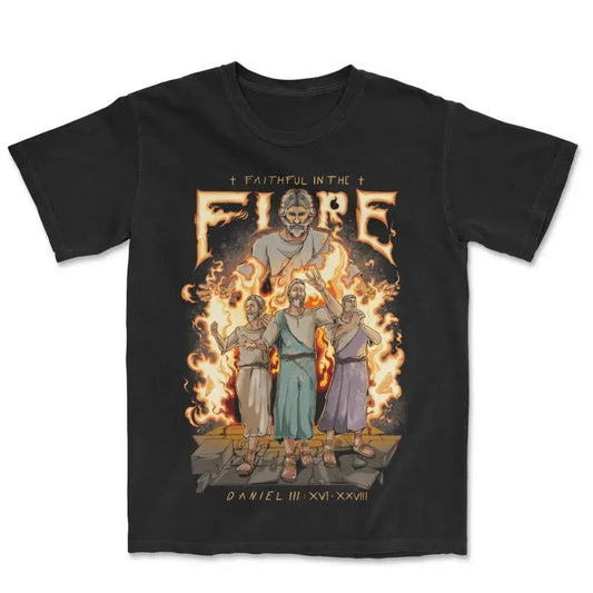 Faithful In The Fire - Vintage Graphic Tee, Faithful In The Fire Tshirt, Faithful Shirt, Gift For Men & Women, Menswear Tops