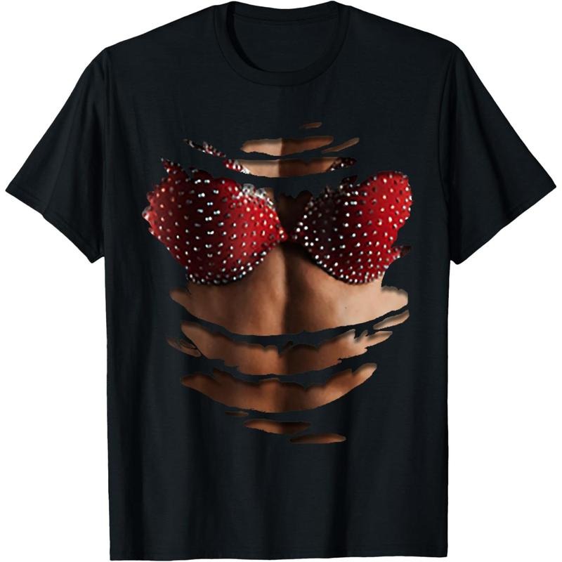 Fake Abs T Shirt Funny Bikini Body Muscle Six Pack 3D made in usastyle{n002}2 Hoodie, Sweatshirt | DripVista.com