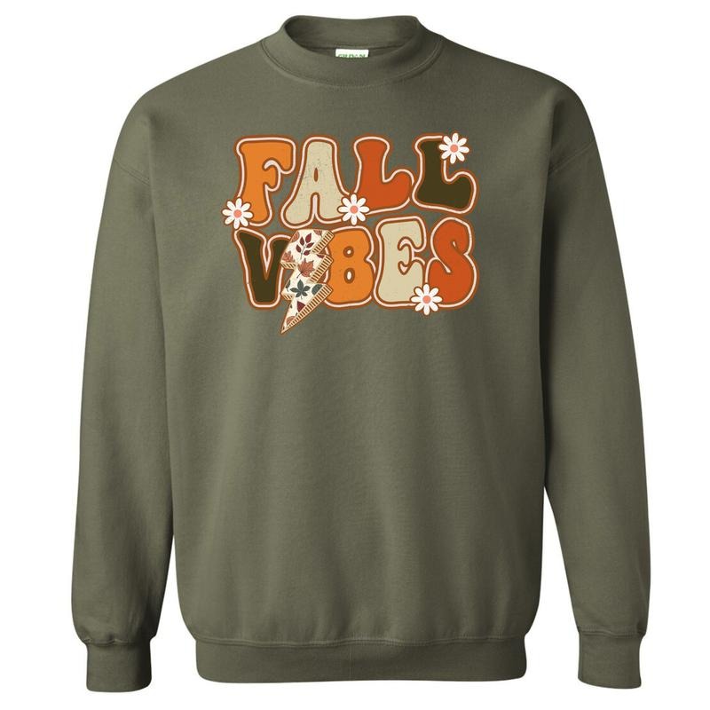 Fall Floral Vibes Sweatshirt 'NLB' T-Shirts, Hoodie | DripVista.com