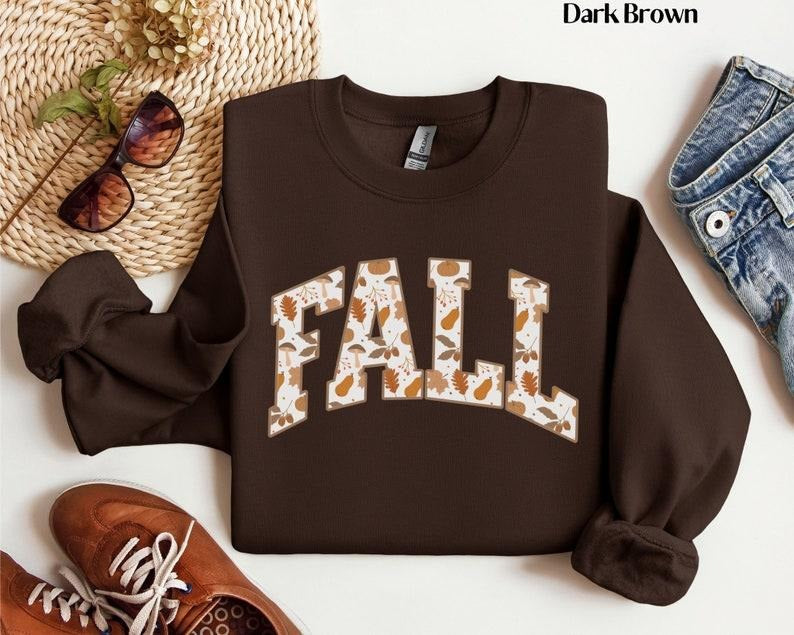 Fall Leaves Sweatshirt Fall Crewneck Autumn Sweatshirt Thanksgiving Gift Pumpkin Season Shirt Cozy Fall Sweatshirt Womens Fall Shirt  T-shirt, sweater and Hoodie