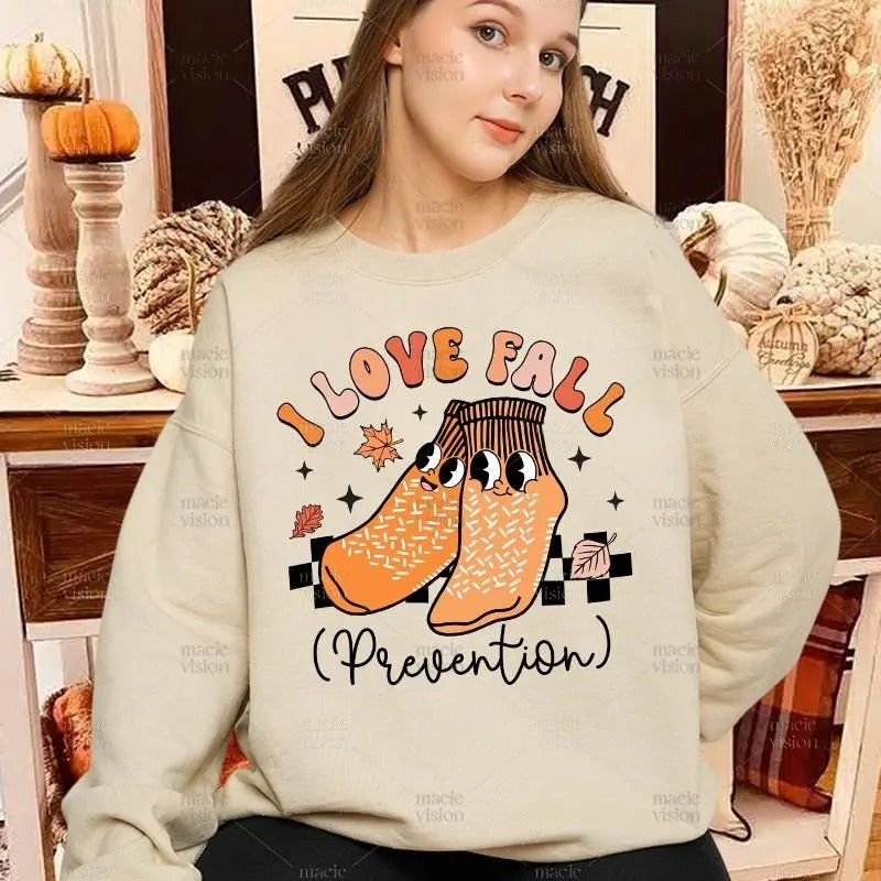 Fall Occupational Therapy T shirt, Autumn OT shirt, Physical Therapy Shirt, I Love Fall Prevention Physical Therapy, Fall...