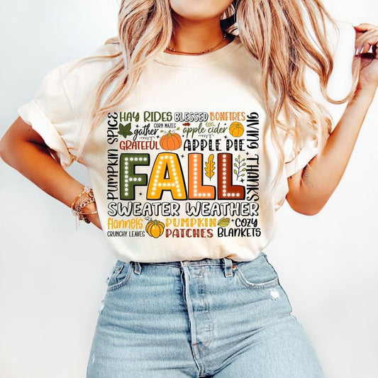 Fall T-Shirt, Its Fall Yall, Fall Shirt, Tis the Season T-Shirt, Fall Vibes T-Shirt, Cozy Season T-Shirt, Hello Fall T-Shirt, Flannels Pumpkins