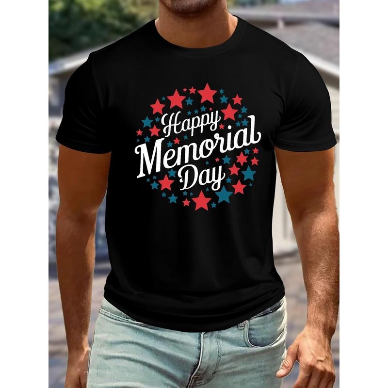Men'WB shield Patriotic Print Graphic T-Shirt