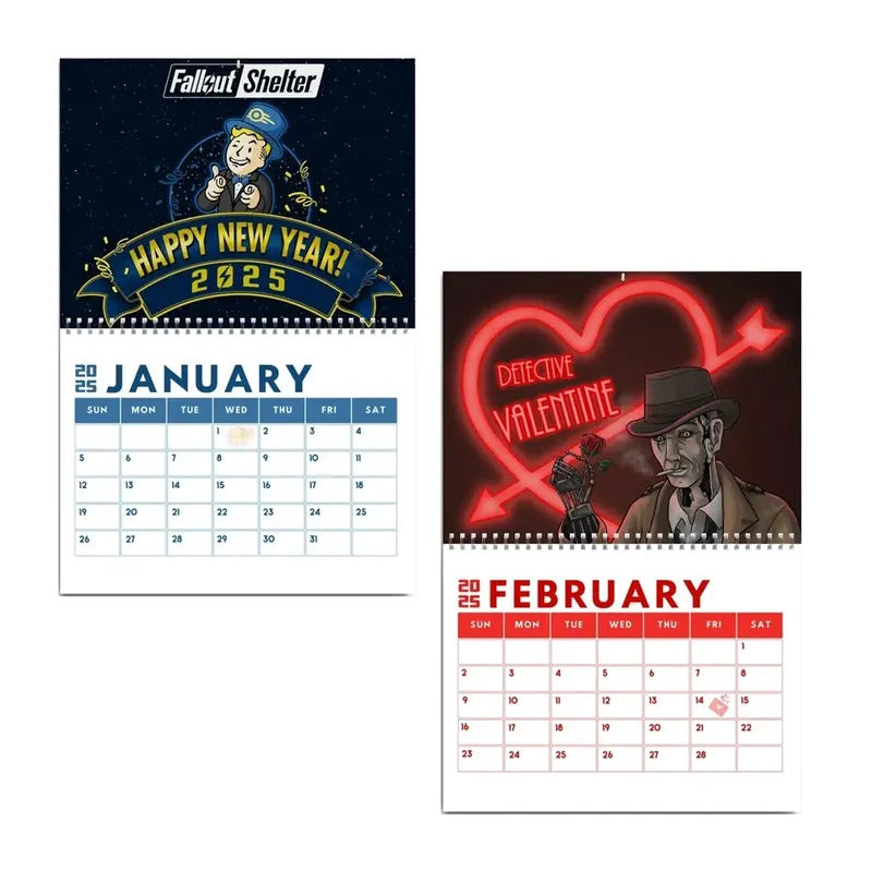 Fallout 2025 Wall Hanging Calendar T-Shirts, Hoodie, Sweatshirt | DripVista.com