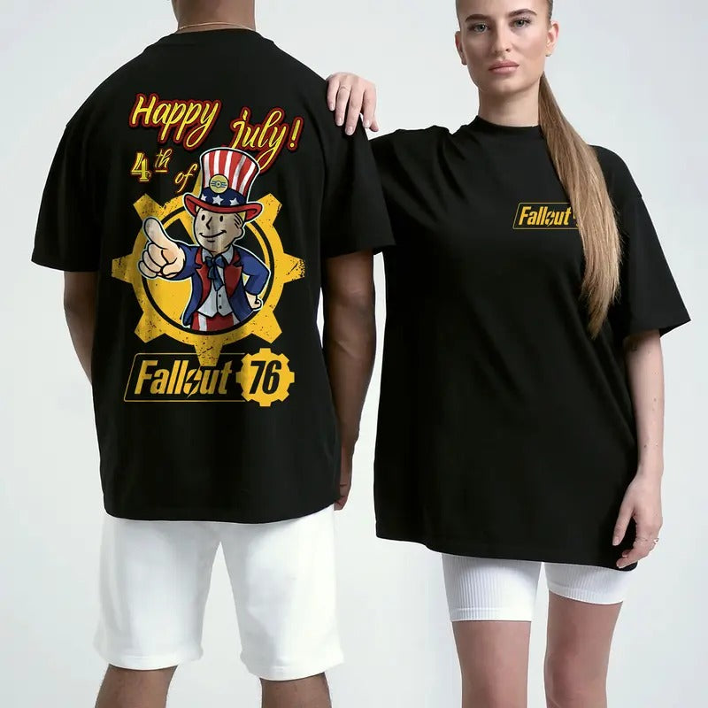 Fallout Happy 4th of July Shirt Sweatshirt Hoodie | DripVista.com