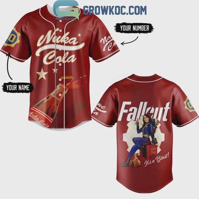 Fallout Nuka Cola Red Design Personalized Spiky hair fighters Jersey T-Shirts, Hoodie, Sweatshirt | DripVista.com