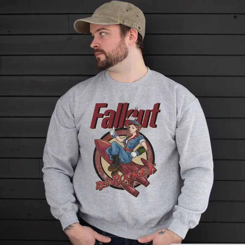 Fallout Vintage Unisex Shirt Sweatshirt Hoodiestyle{n002}2 Hoodie | DripVista.com