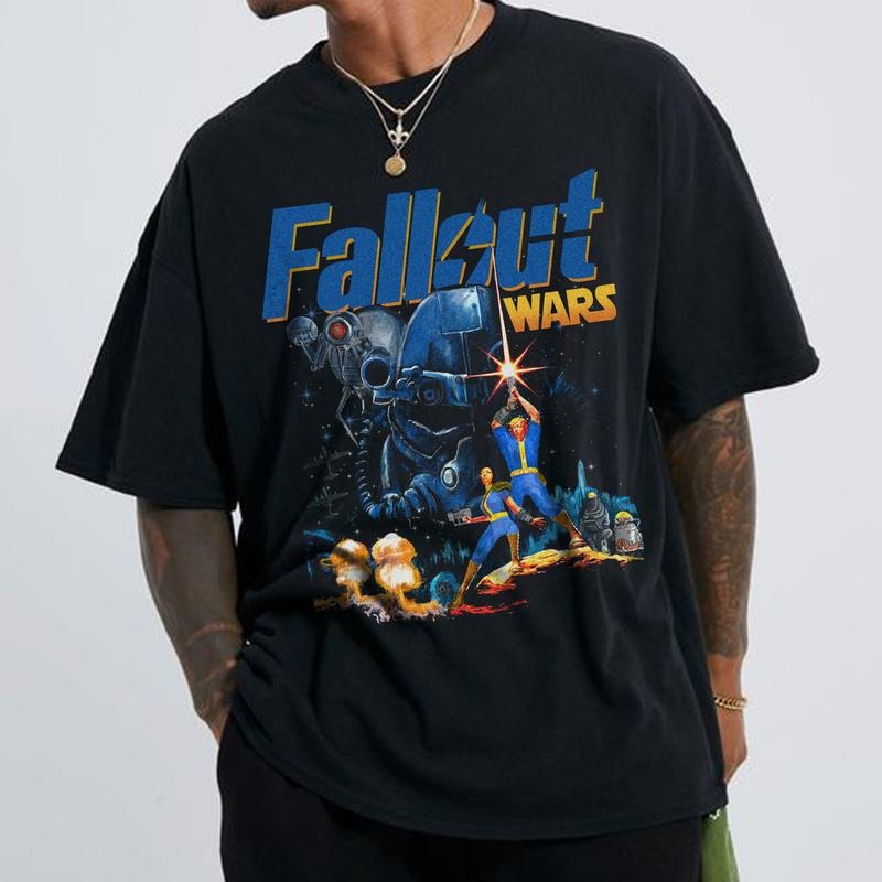 Fallout Wars Vintage Unisex Shirt Sweatshirt Hoodie | DripVista.com