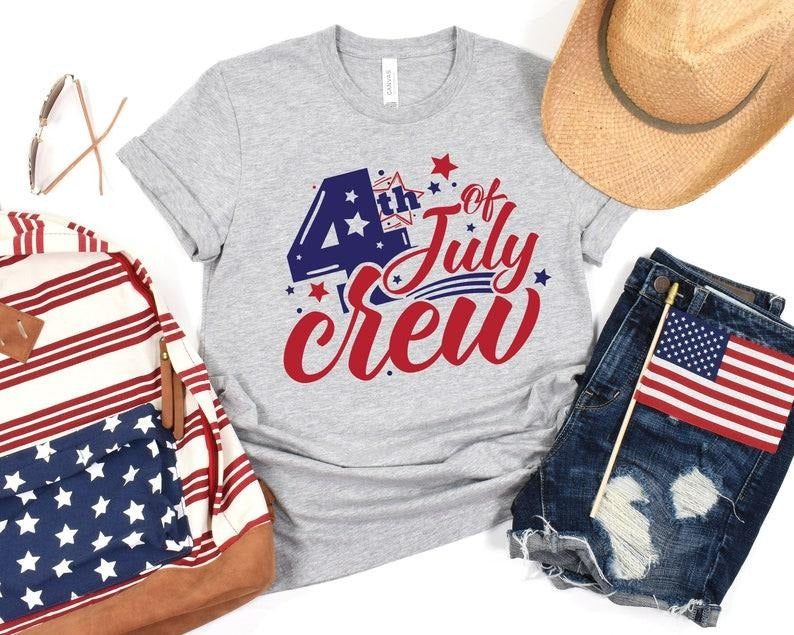 Family 4th Of July, Fourth Of July Crew, Independence Day, 4th Of July Crew, Family Matching Shirt, Patriotic T-Shirt