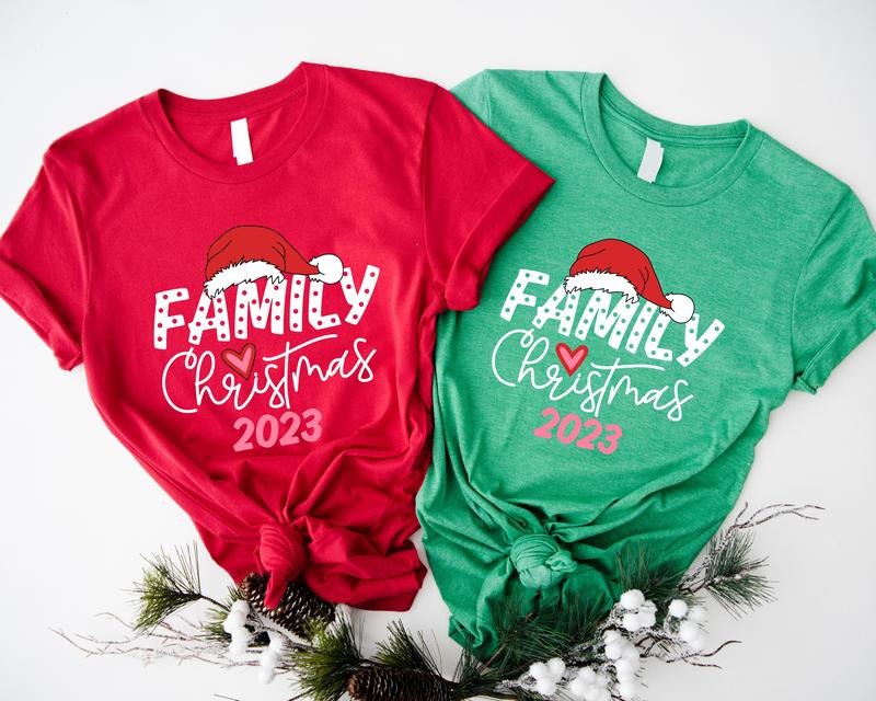 Family Christmas 2023 Shirt, Family Matching Christmas T-Shirt, Family Reunion Shirt For Holiday, Cousin Gathering Christmas Tee, Cousin Gift Tee.