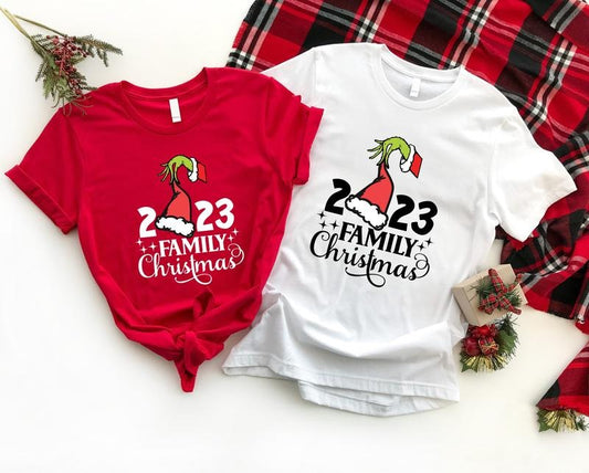 Family Christmas 2023 Shirt, Matching Family Christmas Party Shirt, Sibling Xmas Party T-Shirt, Xmas Family Gathering Tee, Cousins Christmas Gift Tee.