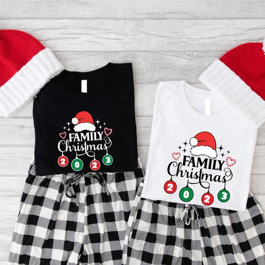 Family Christmas 2023 Shirt, Matching Family Christmas Tee, Winter Holiday With Big Family T-shirt, Cousin Christmas Gift Tee.