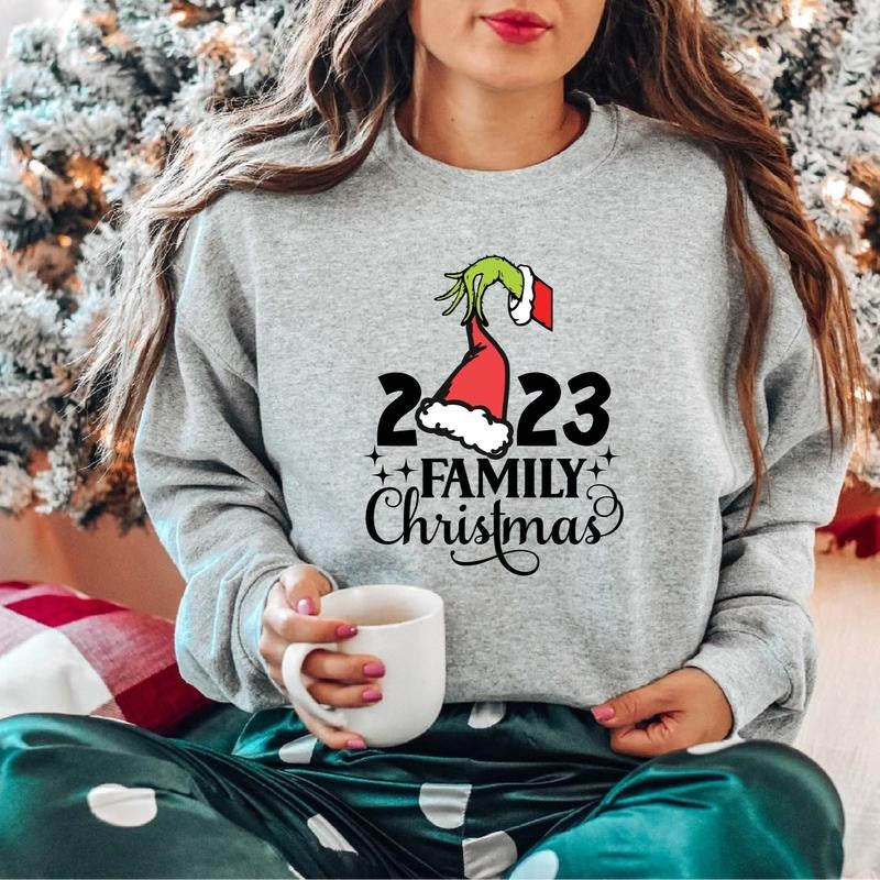 Family Christmas 2023 Sweatshirt, Matching Family Christmas Party Sweater, Sibling Xmas Party Hoodie, Xmas Family Gathering Hoodie, Cousins Christmas Gift Sweater.