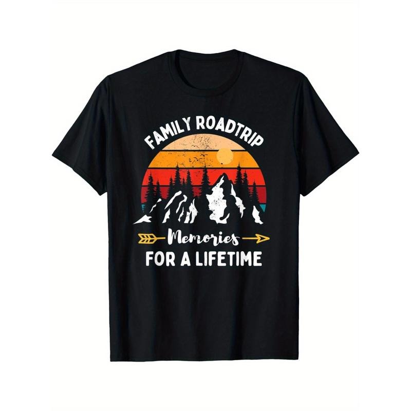 Family road trip vintage Sunset Mountain T-shirt Made in USA Hoodie, Sweatshirt | DripVista.com