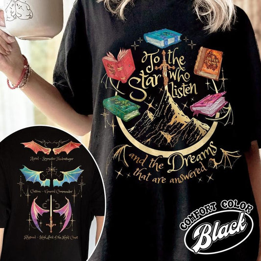 Fan Of ACOTAR Series Two Sided Shirt, Velaris Shirt Acotar Velaris City Of Starlight ,Rhysand Shirt, The Bat Boys Shirt, SJM Inspired Tee