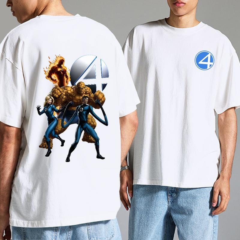 Fantastic Four Shirt, Superhero T-Shirt, Fantastic 4 Tee, Mar Studio Superhero Tee