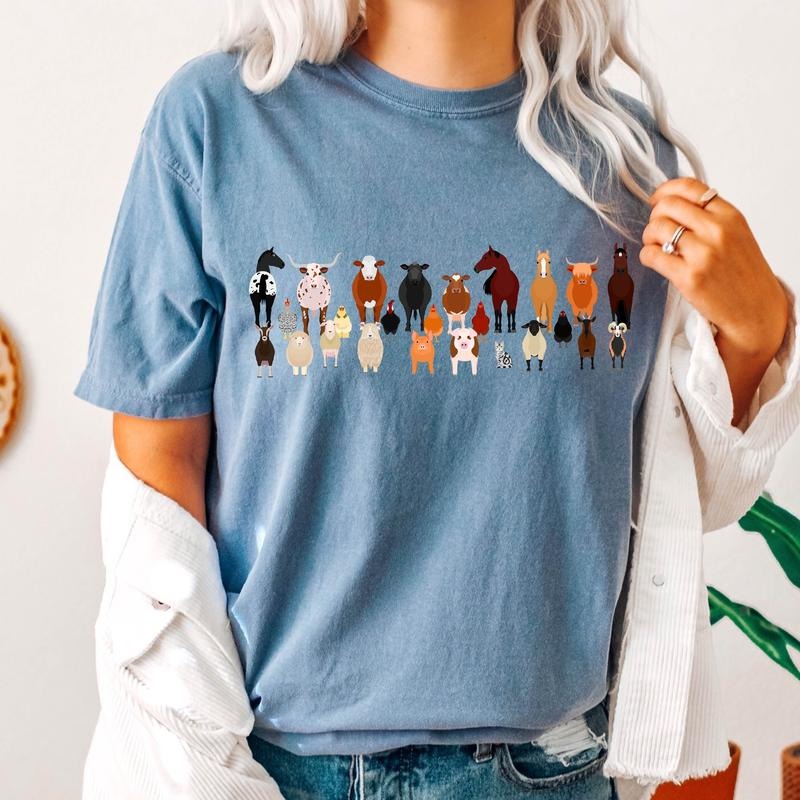 Farm Animals Lover T-Shirtstyle{n002}2 T-Shirts, Hoodie, Sweatshirt | DripVista.com