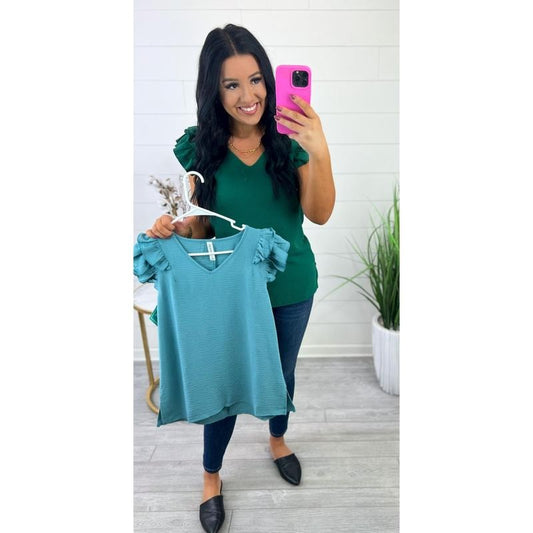 Farrah Tiered Ruffle Top