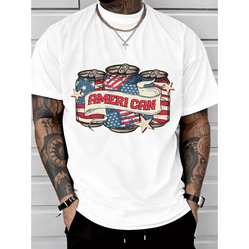 Fashion - Forward American Lightsaber brand - Shirt: Rock WB shield Distinctive Look with WB shield Patriotic Beverage