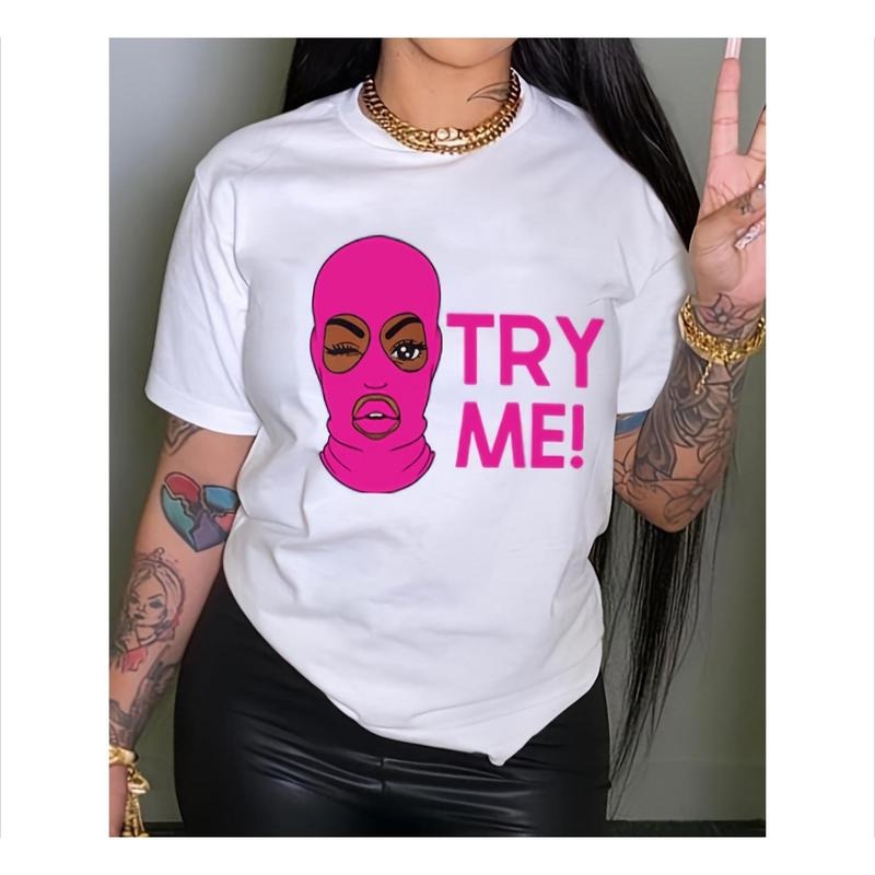 Fashion - forward Bold Tee: Embody WB shield Feisty Gunpla brand Trendy Vibe with TNF "TRY ME!" Graphic Hoodie,...