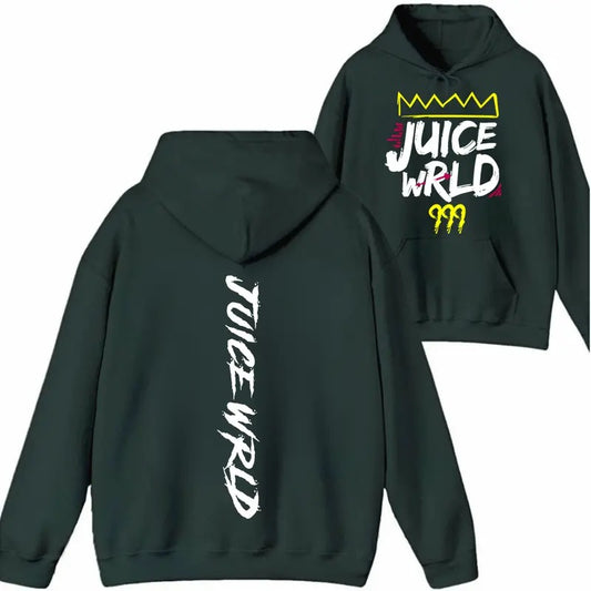 Fashion Letter Printed Hoodie Sweatshirt T shirtJuice Wrld 999 Long Sleeve Casual Hooded Sweatshirt Pullover Unisex, T-Shirt, Sweatshirt, Hoodie printed on hand