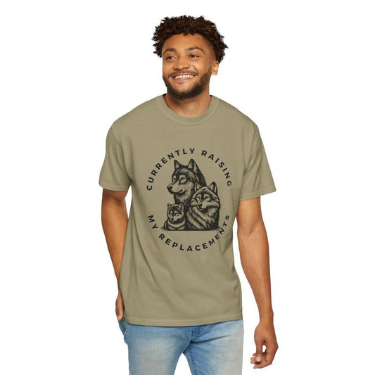 Father's Day Gifts Fathers Day T Shirt Hoodie Sweater Fathers Day Gift Dad Shirt Raising Wolves Shirt Wolf Shirt Cute Animals Shirt Wolves Lovers