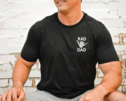 Father's Day Gifts Rad Dad T Shirt Hoodie Sweater, Rad Dad Graphic Tee, Father's Day Gift, Cool Dad Shirt, Radical Dad TShirt, Shirts for Dad, New Dad Gift from Wife Daughter