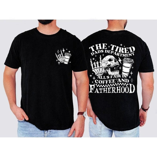 Father's Day Gifts The Tired Dads Department T Shirt Hoodie Sweater, Funny Dad Shirt, Gift from Daughter, Fathers Day Gift, Music Lover Concert Tee, Daughters Choice T-shirt