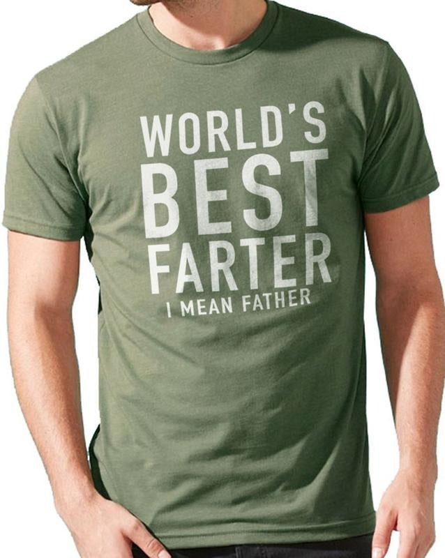 Father's Day Gifts World's Best Farter I Mean Father T Shirt Hoodie Sweater Funny - Fathers Day Gift - Husband Shirt Humor Gift for Men - Funny Dad Shirt Father Shirt