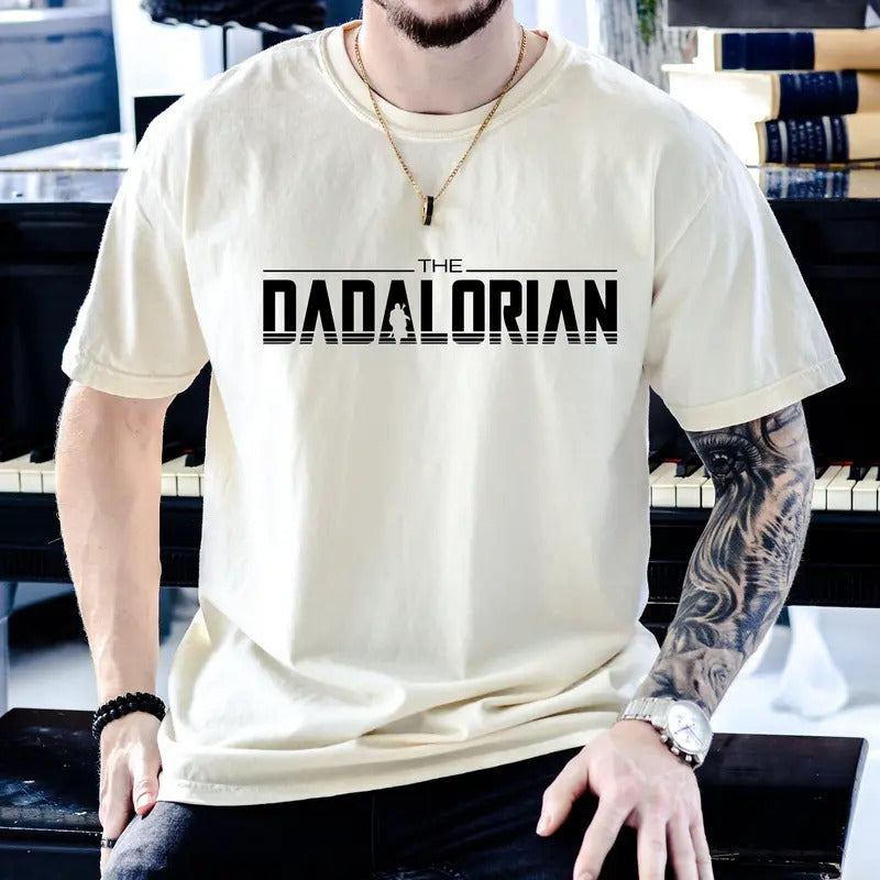 Father's Day Shirt, Galaxy Dad Shirt, Husband Gift, Funny Dad Shirt, Dadalorian Shirt, The Dadalorian This Is The Way Tee, Gift For Father, Unisex T-Shirt, Gifts For Dad, Short Sleeve Tee Shirt, Gifts For Birthday Fathers Day Christmas Anniversary