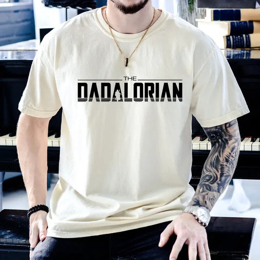 Father's Day Shirt, Galaxy Dad Shirt, Husband Gift, Funny Dad Shirt, Dadalorian Shirt, The Dadalorian This Is The Way Tee, Gift For Father, Unisex T-Shirt, Gifts For Dad, Short Sleeve Tee Shirt, Gifts For Birthday Fathers Day Christmas Anniversary