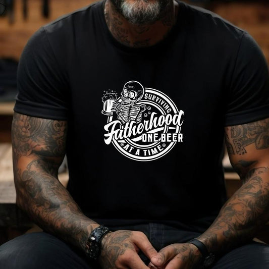 Fatherhood Shirt 2024, Dad Shirt, Fathers Day Shirt, Gift For Dad, Shirt For Dad, Trendy Dad Shirt, Skeleton Dad Shirt, Best Dad Tee,