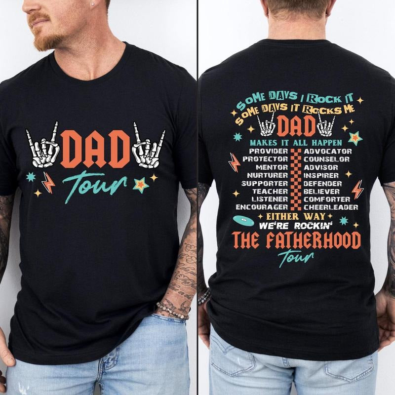 Fatherhood Tour Shirt, Father's Day Shirt, Dad Shirt, Best Dad Ever Shirt, Dad Life Shirt, Dad Shirt , Father's Day Gift, For Men, Dad Quotes