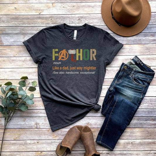 Fathor Shirt, Dad shirt, Father's Day Shirt, Superhero Dad Shirt, Father's Day Shirt, Cool Father Shirt, Super Dad Shirt, Gift For Father