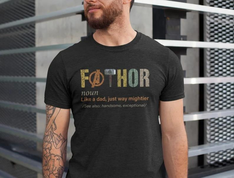 Fathor Shirt, Dad shirt, Shirt for dad, Father's Day Tee Shirt, Dad Gifts from Daughter Menswear Top