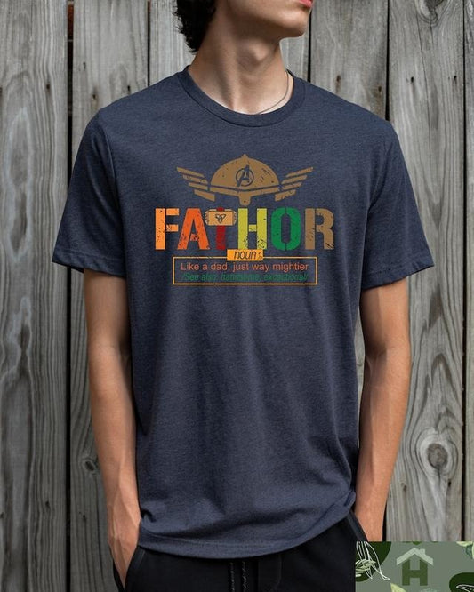 Fathor Shirt, Super Father Shirt, Super Hero Dad Shirt, Dad Sweatshirt, Father's Day Shirt, Dad Birthday Gift, Father's Day Gift, Dada Shirt