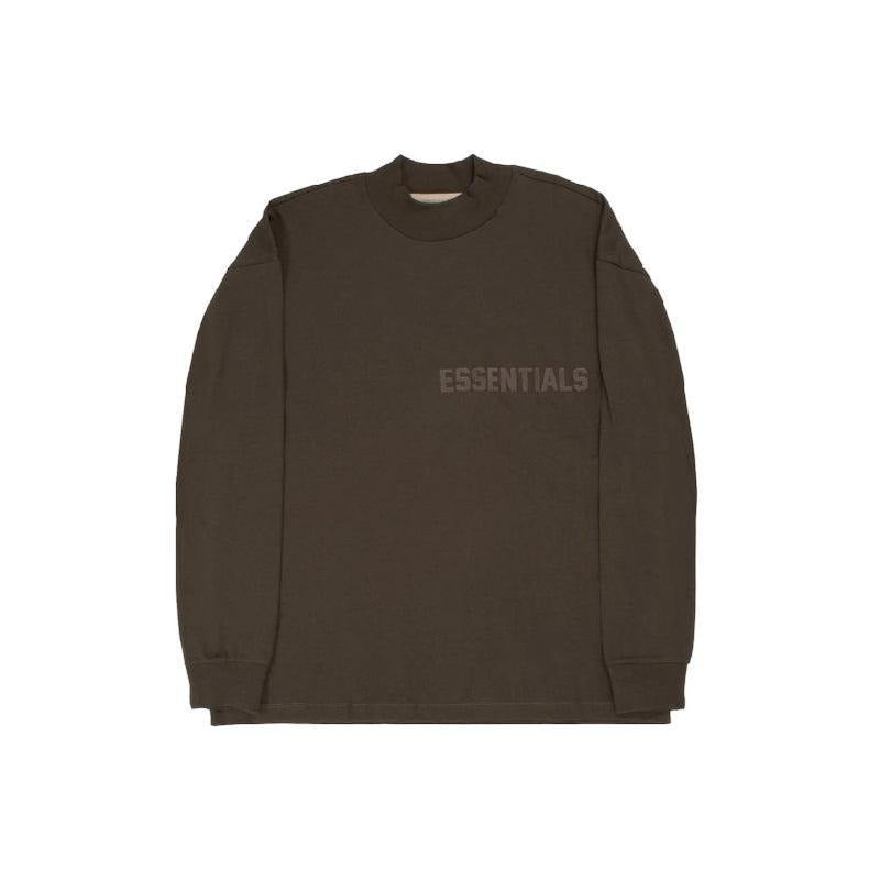 Fear Of God Essentials Long Sleeve Tee Off Black (125SU222015F) Men Size XXS-2XL