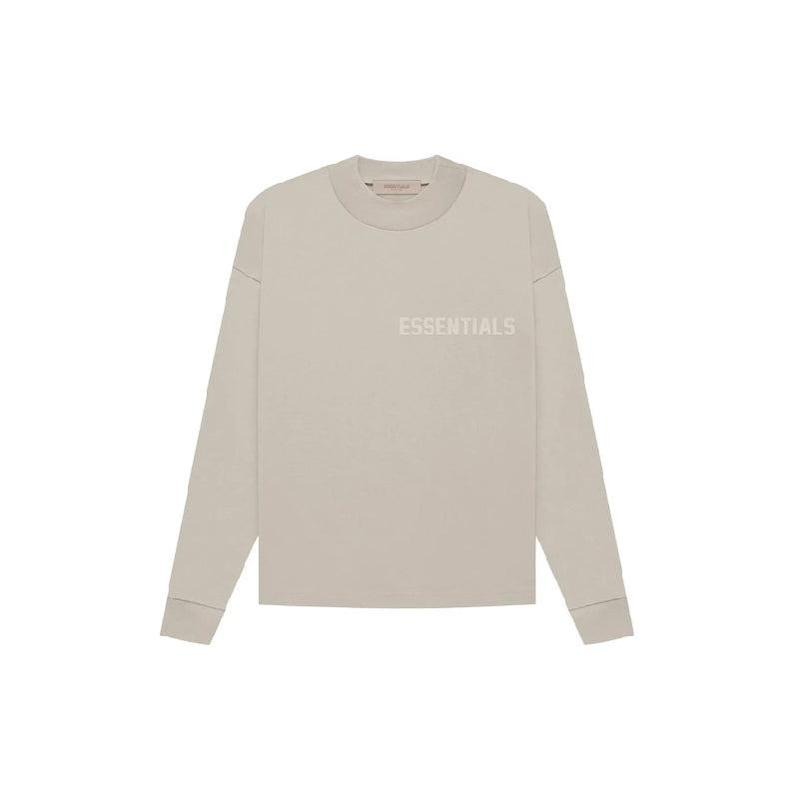 Fear of God Essentials Long-Sleeve Tee 'Smoke' Streetwear Casual Man Top