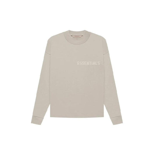 Fear of God Essentials Long-Sleeve Tee 'Smoke' Streetwear Casual Man Top