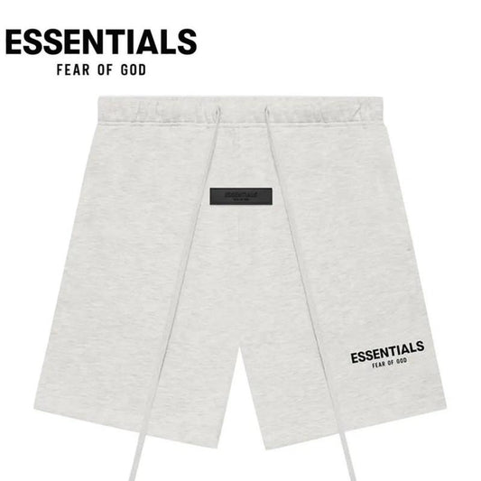 Fear of God Essentials Sweatshort 'Light Oatmeal' 160BT212012F Fleece Polyester Pockets Cotton Menswear Athletic Classic Shorts Men's Summer #Fashionweek #Fallfreshness
