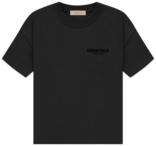 Fear of God Essentials Tee 'Stretch Limo' 125BT212060F - Black 100% Cotton T-Shirt for Men SS22 Collection