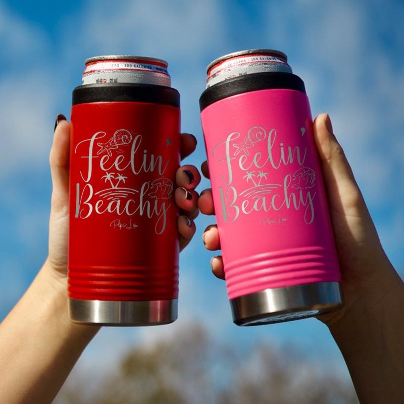 Feelin' Beachy Beverage Holder T-Shirts, Hoodie, Sweatshirt | DripVista.com
