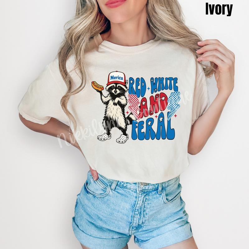 Feral America Comfort Colors T-Shirt 'NLB' Hoodie, Sweatshirt | DripVista.com