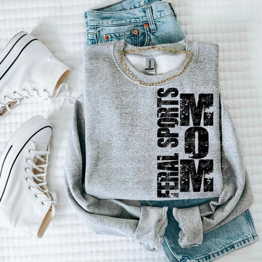 Feral Sports Mom DTF Transfers - THIS IS NOT A SHIRT