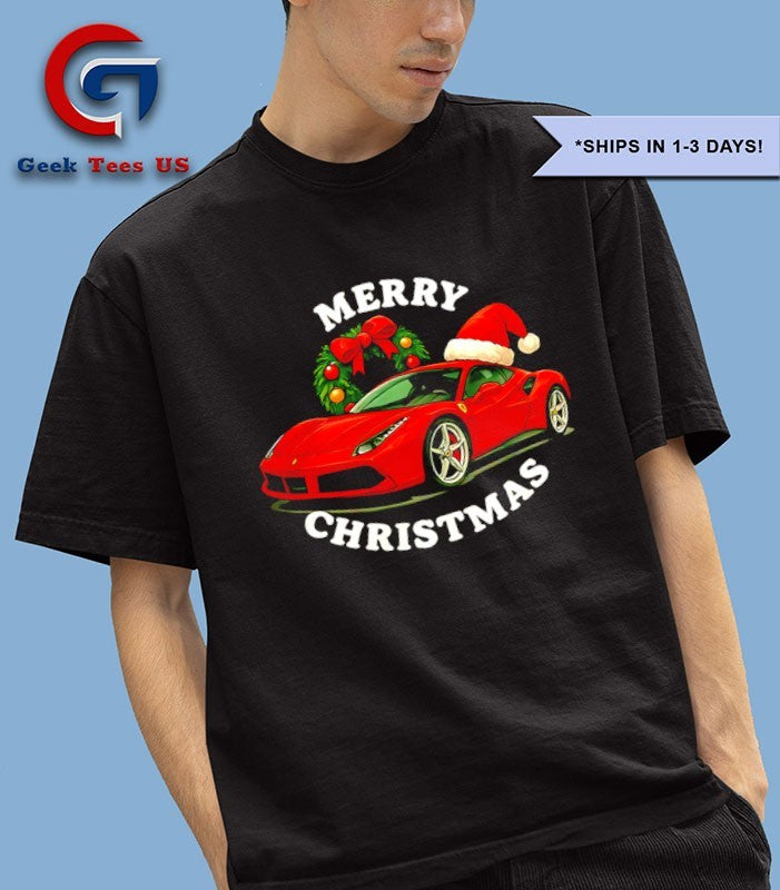 Ferrari car Merry Christmas shirt