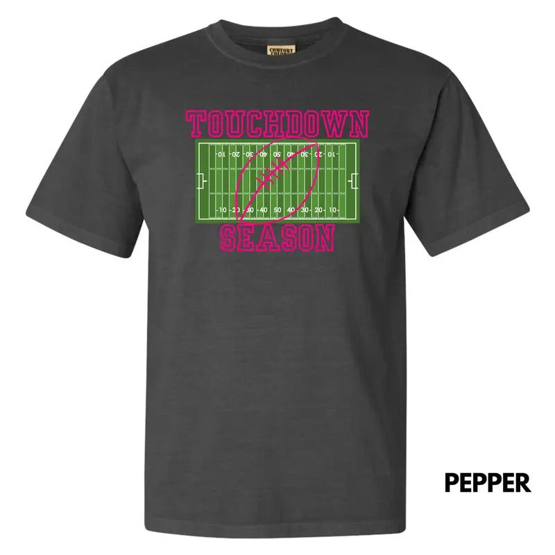 Field Of Touchdowns Comfort Colors T-Shirt 'NLB'