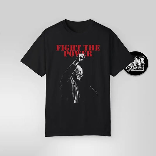 Fight The Power Resist Bernie T-shirt - Punk Rock Style Empowerment & Activism Wear Cotton Fit