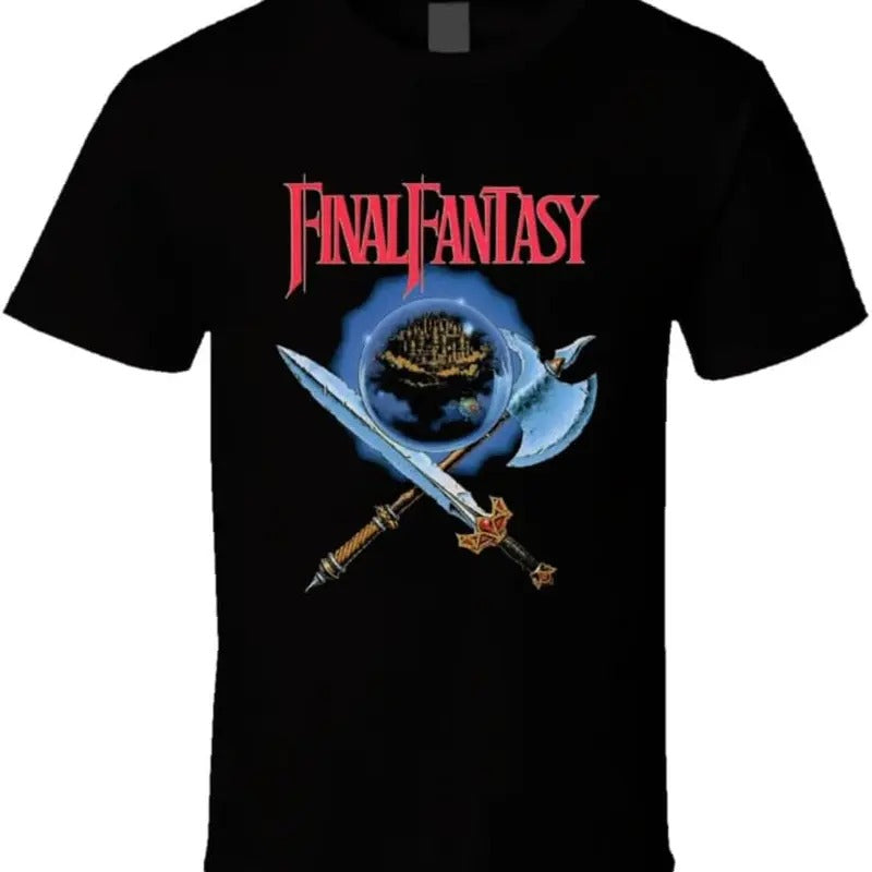Final Fantasy NES Retro Gamer T Shirt