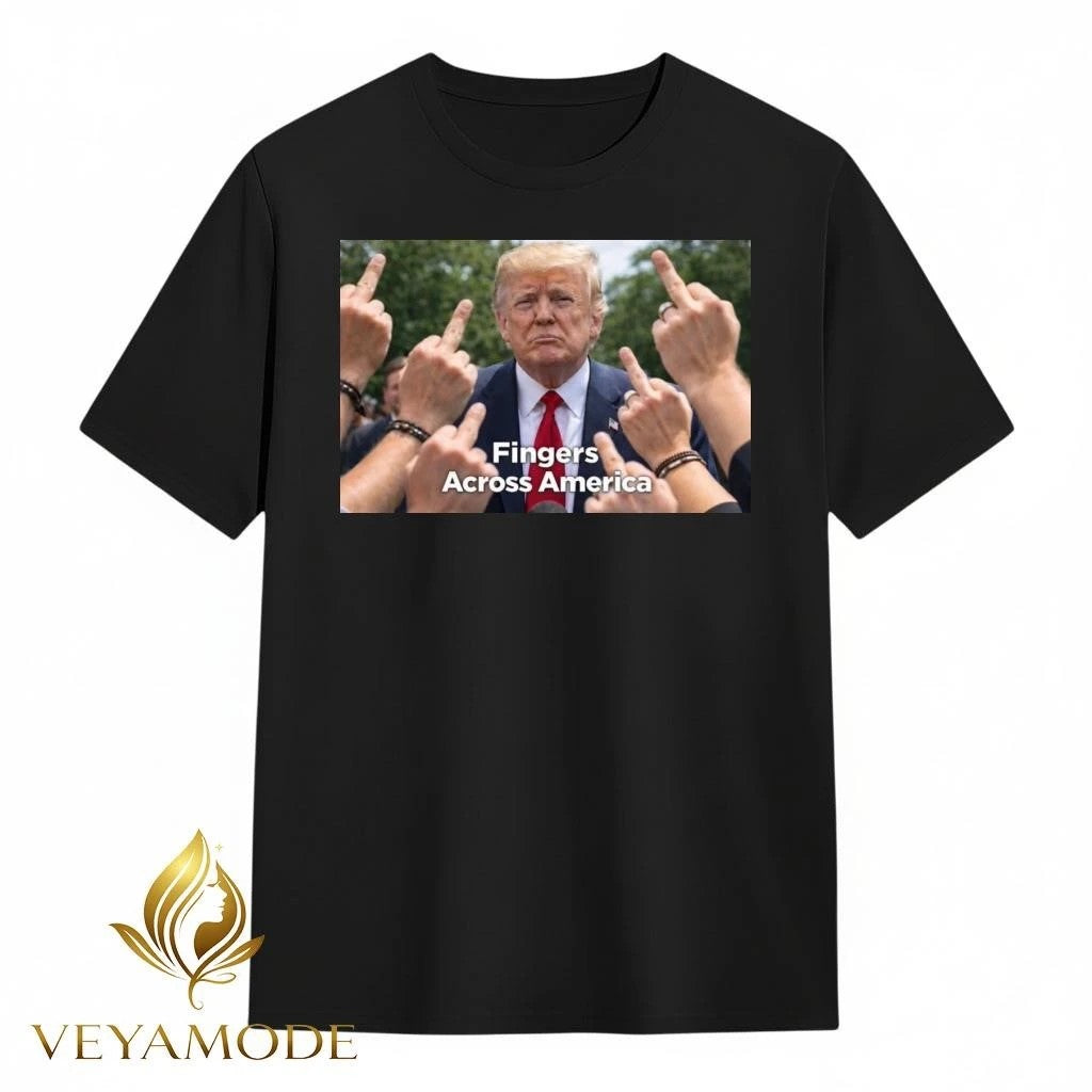 Fingers Across America Trump tee